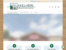 Tablet Screenshot of holladayhealthcare.net